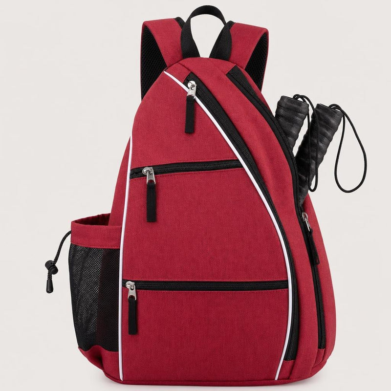 The side sleeve: the paddle handles stay outside, within reach.
